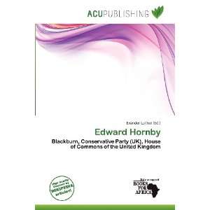  Edward Hornby (9786200804112) Evander Luther Books