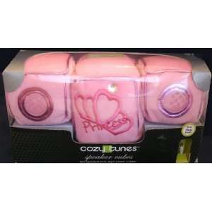  Cozy Tunes Speaker Cubes with  Player Holder   Pink 