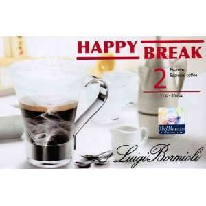  Happy Break 3.75 Oz Expresso Coffee Cups   Set of 2 