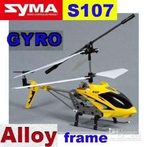   syma s107 metal 3 ch rc r/c radio control gyro gyroscope Toys & Games