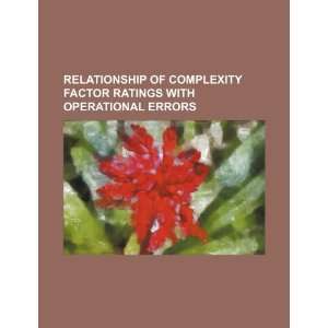  Relationship of complexity factor ratings with operational 