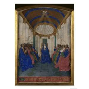 The Diffusion of the Holy Ghost Giclee Poster Print by Jean Fouquet 