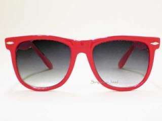 Red wayfarer 80 vintage sunglasses brand new retro w1  