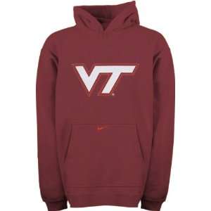 Virginia Tech Hokies Nike Youth Classic Logo Fleece Hoodie