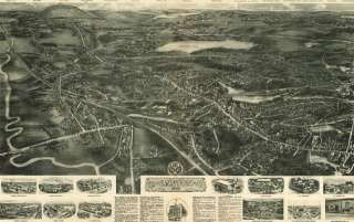 Massachusetts I Antique Panaramic Maps 52 on CD  