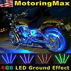 12 RGB 7 Color LED Knight Rider Ground Effect Light Kit For 