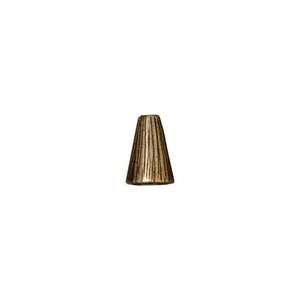  TierraCast Antique Brass (plated) Tall Radiant Cone 12x9mm Findings 