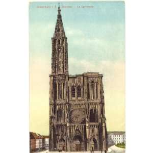 1910 Vintage Postcard   Cathedral   Strassbourg (Strassburg) Germany