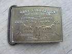 Rare Late 1800s Levi Strauss Co. Bronze Belt Buckle Ho