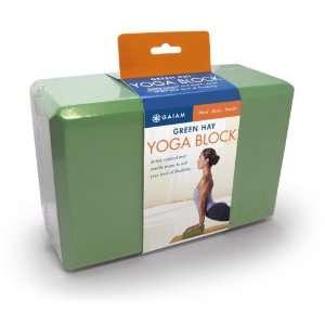  Gaiam Yoga Block (Green Hay)