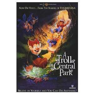  Troll in Central Park Original Movie Poster, 27 x 40 