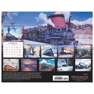  Howard Fogg Trains 2008 Wall Calendar