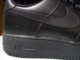 315122 001] Mens Nike Air Force 1 Low Classic Black Uptown Basketball 