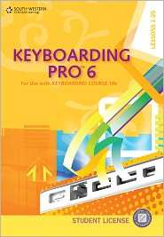 Keyboarding Pro 6, Student License, (0840053320), Susie VanHuss 
