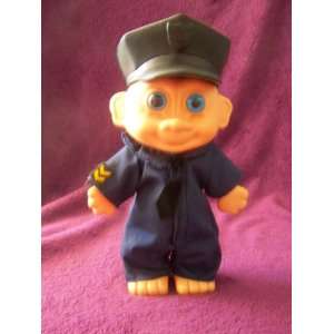  Policeman Troll Doll 8 Inch 