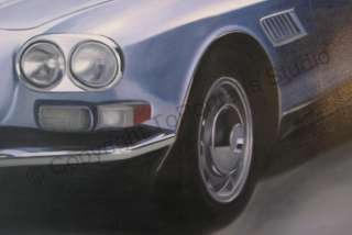 Original Oil Painting Maserati Sebring 3500 GT *FRAMED*  