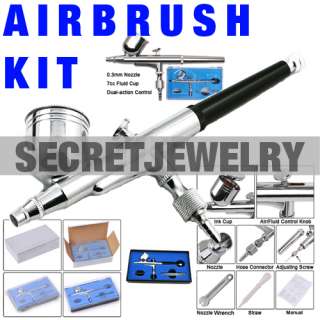    Professional Dual Action Air Brush Airbrush Spray Gun Paint Tool
