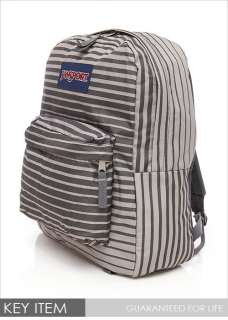 Jansport SUPER BREAK Backpack JS 43501J7ZL Gray Stripe  