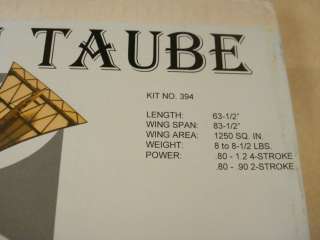   1913 ETRICH TAUBE R/C MODEL AIRPLANE KIT ** Factory Sealed **  