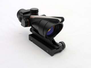 ACOG TA31 Fibre Optic Scope Red Dot Sight clone   UK rifle 11mm 20mm 