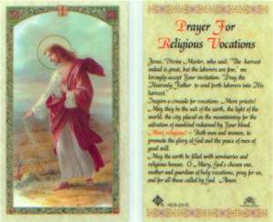 Need Religious Vocations Priests Ministers Holy Card HC231 Catholic 