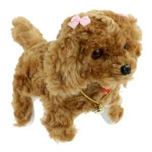   AA Battery Powered Walk Cartoon Poodle Dog Toy Gift Toys & Games