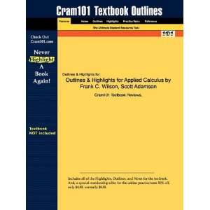  Studyguide for Applied Calculus by Frank C. Wilson, ISBN 
