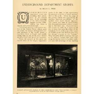  1909 Article Market Street Subway Stores Philadelphia 
