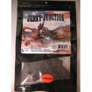 Jerky Junction Teriyaki Beef Jerky, 3.25 ounce Bags (Pack of 4 