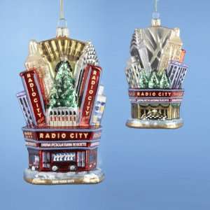  Pack of 6 NYC Radio City Music Hall Rockettes Glass 