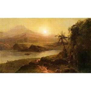 FRAMED oil paintings   Frederic Edwin Church   24 x 14 inches 