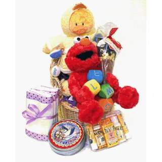  The Elmo Ducky Combo Baby Gift Basket Baby