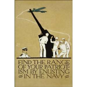  Navy Recruitment, WWI, 1917   24x36 Poster Everything 