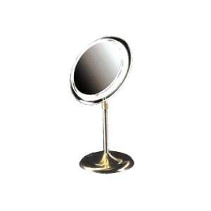   Adjustable Pedestal Vanity Mirror with 7X Magnification by CR Laurence