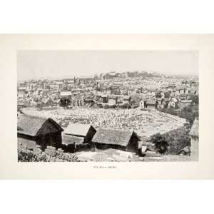  1897 Print Tana Zoma Market Antananarivo City Madagascar 