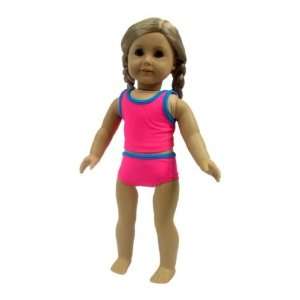   Girl Doll Clothes Pink 2 pc Tankini Bathing Suit Toys & Games