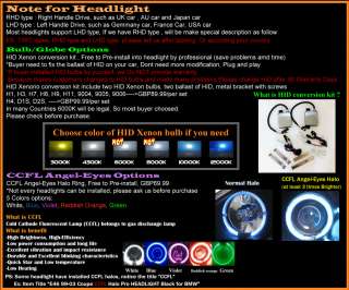 VIOS 07 up CCFL Projector LED Headlight Black TOYOTA  