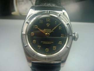 RARE ROLEX OYSTER PERPETUAL CHRONOMETER BUBBLEBACK WATCH 3372  