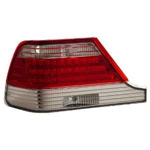  Anzo USA 321074 Mercedes Benz Red/Clear LED Tail Light 