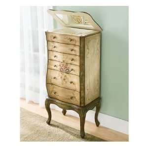  French Garden Jewelry Armoire