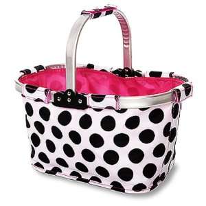  Collapsible Market Tote   Dots