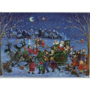  Sleigh Ride At Night Advent Calendar (S98)