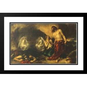  Etty, William 40x28 Framed and Double Matted Christ 