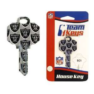  NFL Raiders Schlage Team Logo Key