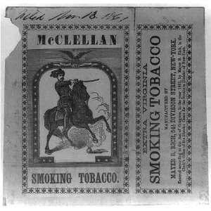  George Brinton McClellan Tobacco Package Label