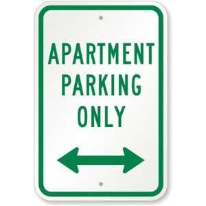  Apartment Parking Only (with Bidirectional Arrow) Engineer 