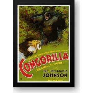  Congorilla Big Apes And Little People 31x44 Framed Art 
