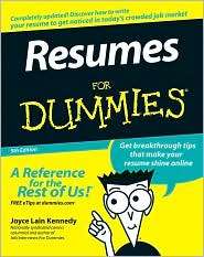   Dummies, (047008037X), Joyce Lain Kennedy, Textbooks   