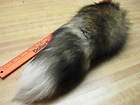 Tanned Cross Fox Tail Trapping Fur Coats Ranch