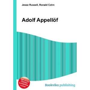  Adolf AppellÃ¶f Ronald Cohn Jesse Russell Books